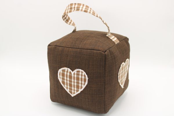 Câle porte cube avec insert cœur en verquelure – Image 3