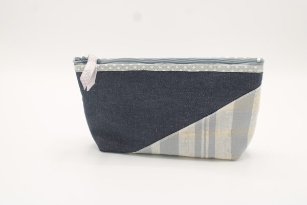 Petite trousse denim et verquelure – Image 2