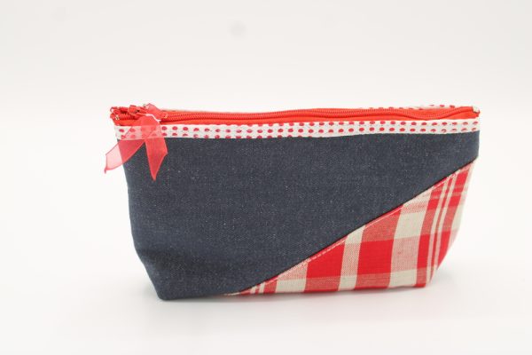 Petite trousse denim et verquelure – Image 6