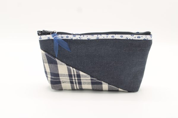 Petite trousse denim et verquelure – Image 4