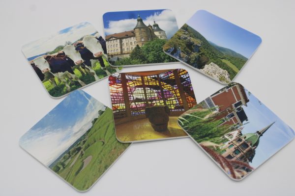 Lot de 6 sous verre - Pays de Montbéliard – Image 2