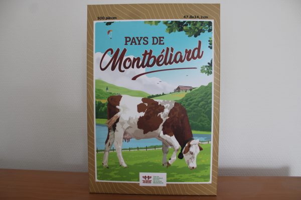 Puzzle illustration vintage "Pays de Montbéliard"