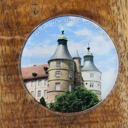 Magnet plexi ronde - Château de Montbéliard