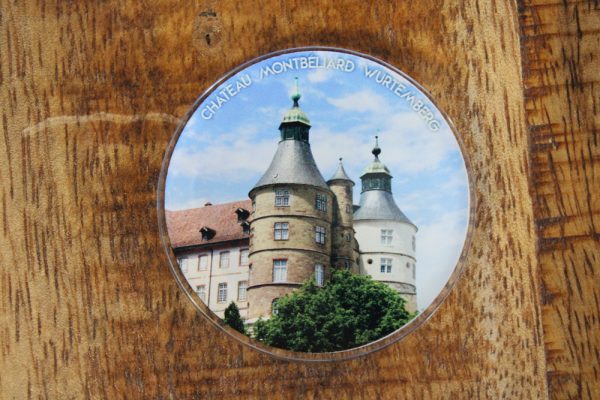 Magnet plexi ronde - Château de Montbéliard