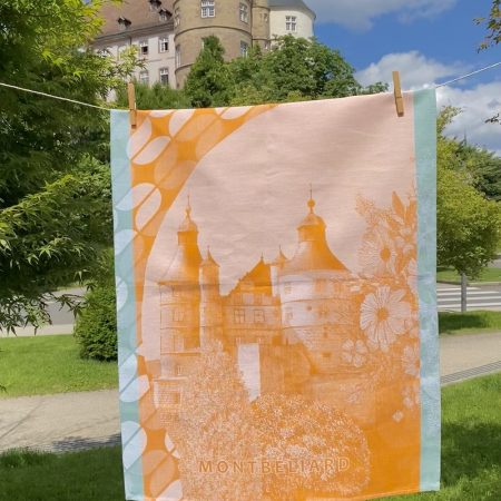 Torchon "Château de Montbéliard" - Le Jacquard Français