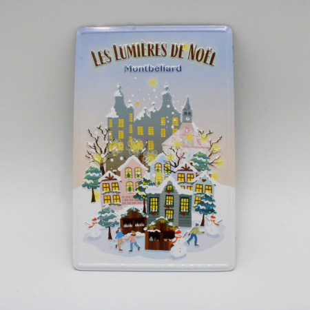 Magnet embossée "Les Lumières de Noël"