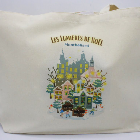 Tote bag - Illustration "Les Lumières de Noël"
